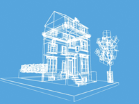 3D House Mesh